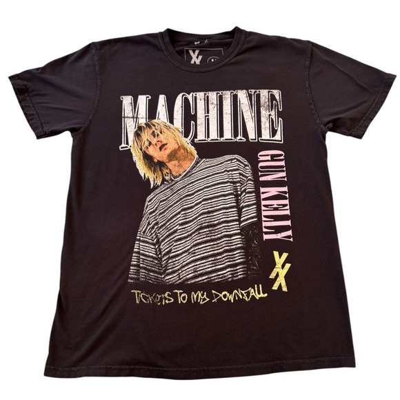 Machine Gun Kelly Tickets to My Downfall 2021 Band T shirt Black Medium - Picture 1 of 4